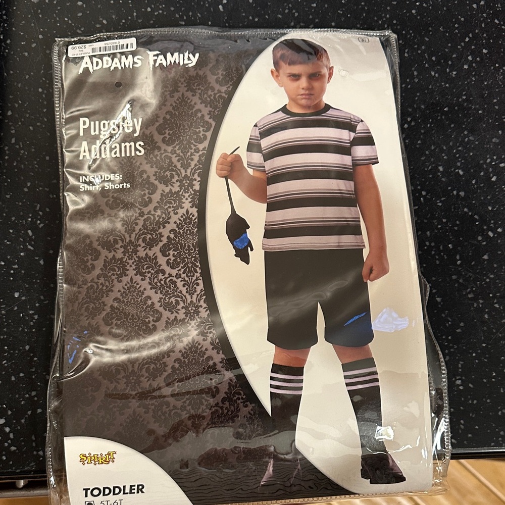 Spirit Black and White Striped Costume Set